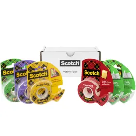 3m 445018317307 Scotch Variety Pack Tape Magic Double Sided Gift Wrap Super Hold