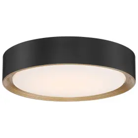 Access Lighting 748702074447 Malaga 16 Inch Wide Led Flush Mount Drum Ceiling Fixture