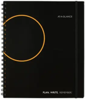 7062090526 Acco Brands At-a-glance Undated Planning Notebook With Reference Calendars 8.5 Inch X 11 Larg