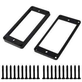 Pl-205 Ainiveiya 2 Pcs Humbucker Pickup Rings With Mounting Screws Plastic
