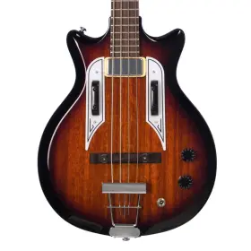 2298 Airline Guitars Pocket Bass Sunburst - Vintage Reissue Electric Guitar New