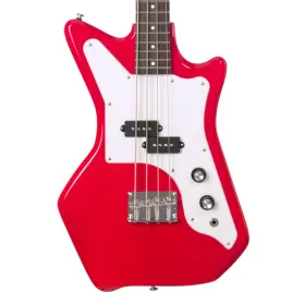 2409 Airline Guitars Jetsons Jr Bass Red 30.5 Inch Short Scale Electric Guitar New