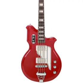 3040 Airline Guitars Map Bass - Red 30 1/2 Inch Short Scale Electric Guitar New