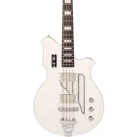 Airline Guitars 731007823933 Map Bass - White 30 1/2 Inch Short Scale Electric Guitar New