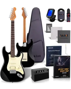Aklot 746626937275 Stryde Electric Guitar With Coil-split Roasted Maple Neck Polished Gl