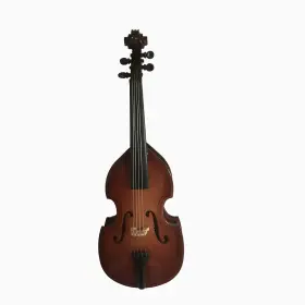 Alano 758283252738 Mini Model Acoustic Guitar Bass Music 16cm Miniature Christmas Tree Pendant D