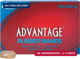 Alliance Rubber Company 071815261252 26125 Advantage Bands Size #12 1 Lb Box Contains Approx