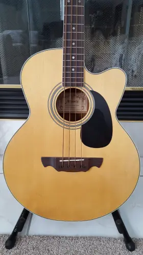 Rb30c Alvarez Acoustic Electric Bass Guitar 90s With Hard Shell Case