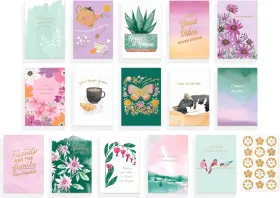 7225517 American Greetings 15-count Thinking Of You Card Bundle With Envelopes- Get
