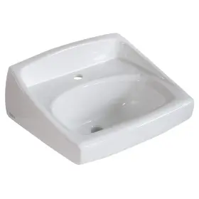 American Standard 033056044056 Lucerne Wall-mount Sink With Single Faucet Hole In White