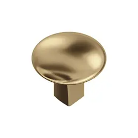 Amerock 026634317055 6 X Bp55362 Riva 1-1/4 Inch Oval Cabinet Knob Champagne Bronze H