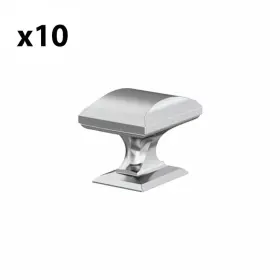 Bp2934026 Amerock 026634326149 10 X Polished Chrome Cabinet Knob 1-1/4 Inch 32mm