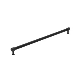 954064-24 Amerock 026634347915 Signature Hardware Lazzara 24 Inch Center To Black Leather Appl
