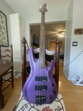 Csb-450 Aria Pro Ii Electric Bass Purple Made In Japan Good Condition Used