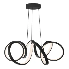 Artika 846979035502 Swirl Ribbon Led Pendant Ceiling Light Black