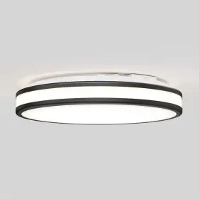 Artika 846979053865 Hemisphere Led Flush Mount Ceiling Light Matte Black