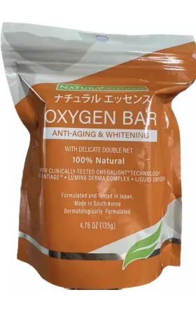 As Described In Listing 806037100333 Naturacentials Oxygen Soap Bar Anti-aging And Whitening With Delicate Double Net