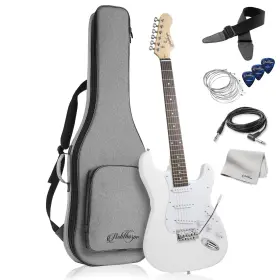 Ashthorpe E78 Wht 39-inch Electric Guitar White-white Full-size