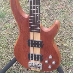 Au870 Austin Vintage Bass Guitar Active Mm Style Pups Alverez Slm Neck Through