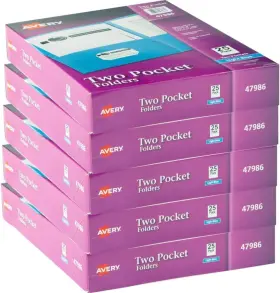 47986 Avery Two Pocket Folders Holds Up To 40 Sheets Business Card Slot Case Pack O 47986 Avery Two Pocket Folders Holds Up To 40 Sheets Business Card Slot Case Pack O