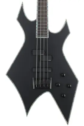 Ckw4mbsb B.c. Rich Chris Kael Warlock Bass Guitar - Satin Black