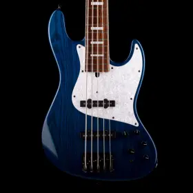 88bch000 Bacchus Pre Owned 2015 Craft Standard Jb5 5-string Bass Trans Inked Blue With Bag