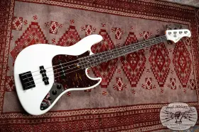 Wl-434 Bacchus Wl-424 4 String Jazz Bass Swh White Woodline Global Series Handmade
