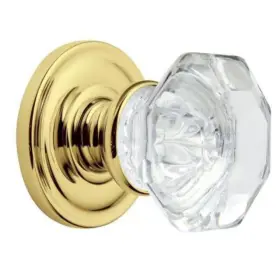 5080.030.idm Baldwin 884011398857 Filmore Polished Brass Half-dummy Crystal Knob