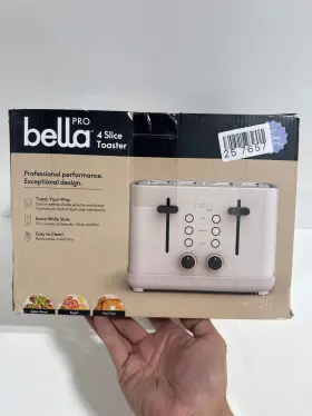 4-slice Bella 829486902499 Pro - Toaster With Extra Wide Slots Oatmilk