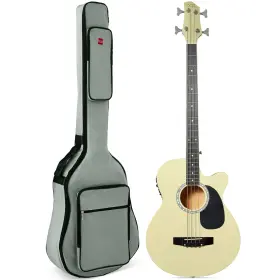 Sky7244 Best Choice Products Acoustic Electric Bass Guitar Full Size 4 String Fretted With Padd