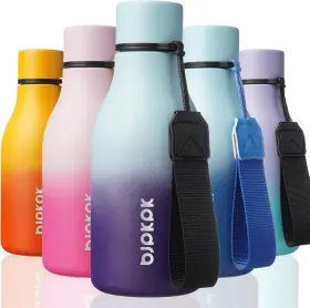 Bjpkpk 445052473427 Insulated Water Bottles 12oz Stainless Steel Metal Bottle With Str