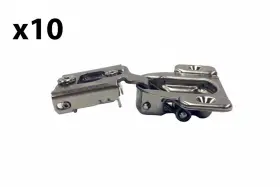 38n355c.08 Blum 752097295943 10 Pack X Cabinet Hinges Compact 38 N 1/2 Overlay - Screw On
