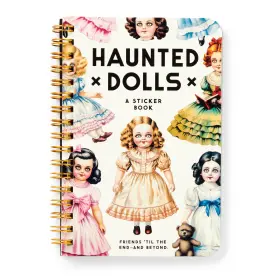 Brass Monkey 9780735385719 Haunted Dolls Sticker Book With 18 Pages Of Traditional Vintage In
