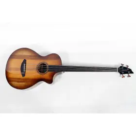 19788679 Breedlove 197881332679 Pursuit Exotic S Ce Fretless Concerto A/e Bass Amber Burst Ob