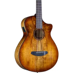 Breedlove 197881363734 Pursuit Exotic S Ce Concerto A/e Bass Amber Burst Rf