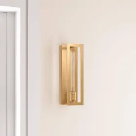Brio 850042926758 Lighting Adelman 1 Light Wall Sconce - Gold Metal Frame