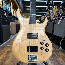Lb-50 Carvin Usa Stereo Bass Guitar 1985 Natural Figured Maple Without Riginal Case