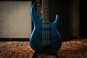 Lb70p Carvin Metallic Blue Neck-thru Piezo Bridge Active Preamp J/mm