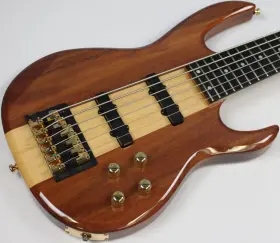Lb76 Carvin Vintage 1993 6-string Bass Natural. Made In Usa