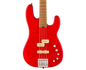 Charvel 717669962319 Used Pro-mod San Dimas Bass Pj Iv - Satin Ferrari Red