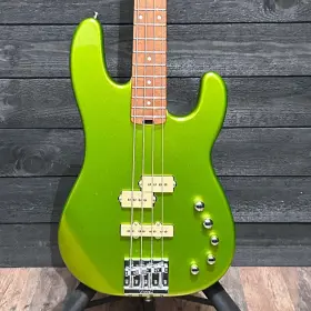 Mc211081 Charvel Pro-mod San Dimas Bass Pj Iv 4 String Electric Guitar - Lime Green
