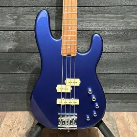 Mc224714 Charvel Pro-mod San Dimas Pj Iv 4 String Electric Bass Guitar - Mystic Blue