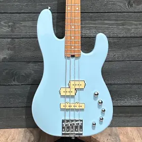 Mc235262 Charvel Pro-mod San Dimas Bass Pj Iv 4 String Electric Guitar - Sonic Blue