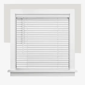 Chicology 812030037273 Cordless Mini Blinds Indoor Windows 42 Inch W X 60 H White Vinyl 1 Sla