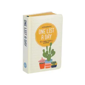 Chronicle Books 9781452164441 Listography One List A Day Three-year Journal