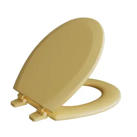 Comfort Seats C3b4r253 Deluxe Molded Wood Round Closed Front With Cover
