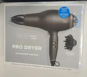 Conair 074108441119 Infiniti Pro Black Flowmotion Hair Dryer Customized Control