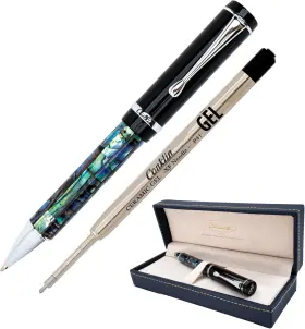Ck57118 Conklin Duragraph Gel Pen Abalone Nights Luxury With Refillable Ink