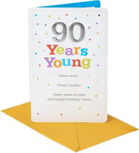 5853345 Corporation 90th Birthday Card 90 Years Young
