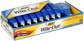Corporation 726084054585 Correction Tape White 10 Tapes 3 Packages Of
